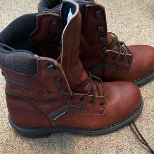 Red Wing Dynaforce Steel-Toe work boot size womens 8/mens 6
